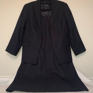 Black dress with jacket - suit